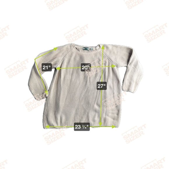 Vtg 525 America Open Back Chunky Knit Sweater Womens L Oversized Lagenlook Boxy - Picture 3 of 7